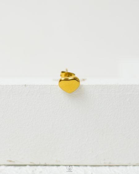 golden heart set earrings