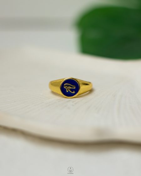 blue houras eye ring