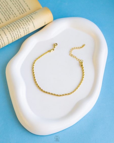 gold rope anklet
