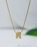 straus letter R necklace