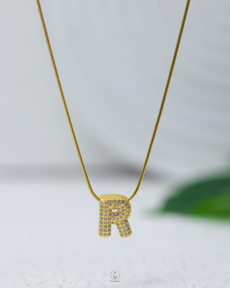 straus letter R necklace