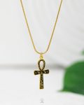 tiny black pharonic key