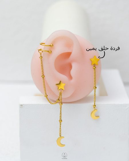 star & cresent set earrings