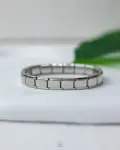 basic silver italian bracelet