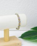 mix straus & gold hearts bracelet