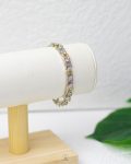 mix straus gold & silver tiffany bracelet