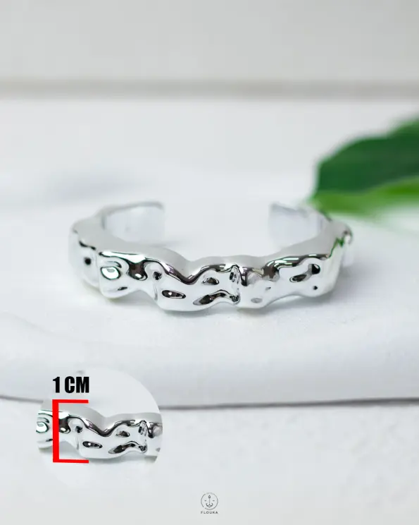 CCB silver mount bracelet