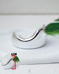 CCB wavy silver bracelet