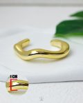 CCB wavy fancy gold bracelet