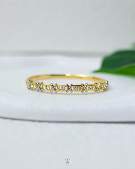 easyopen silver X gold straus bracelet