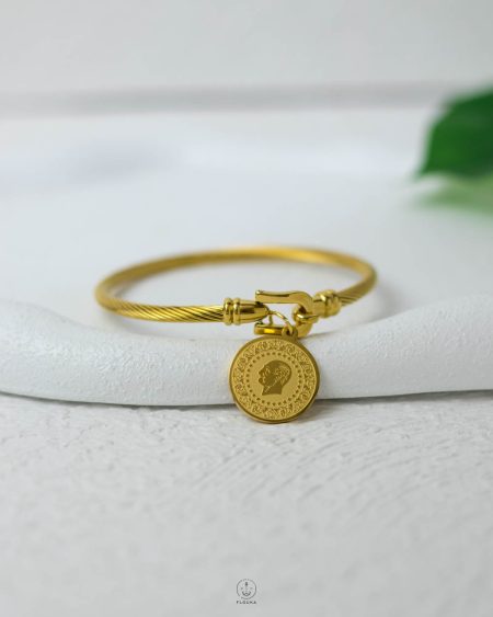 easyopen king george coin rope bracelet