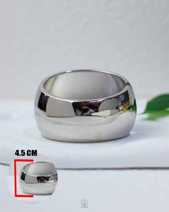 silver chanky pump bangel