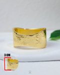 gold chanky curve mount bangel