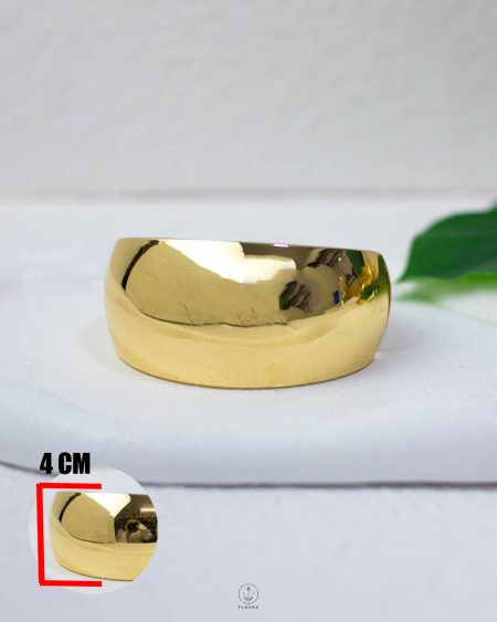 gold chanky pump bangel