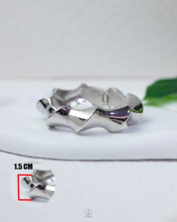 easy open silver star chanky bangel