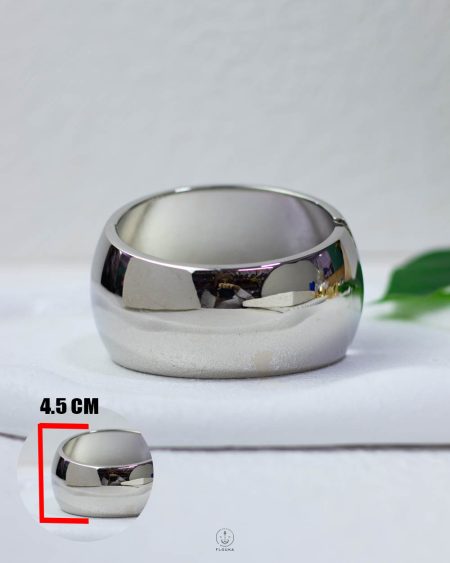 silver chanky pump bangel