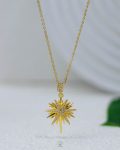 gold spacestar necklace