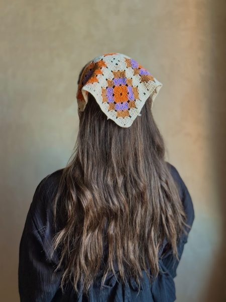 ORANGE&BROWEN SCARF