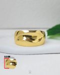 gold chanky wave pump bangel