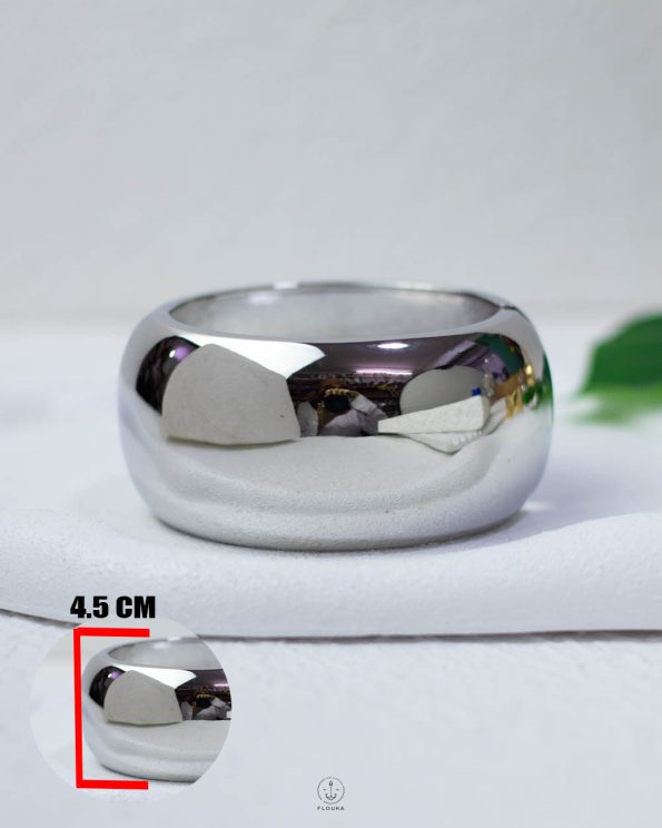 silver chanky pump bangel