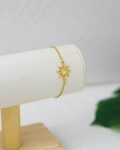 gold sun chain bracelet
