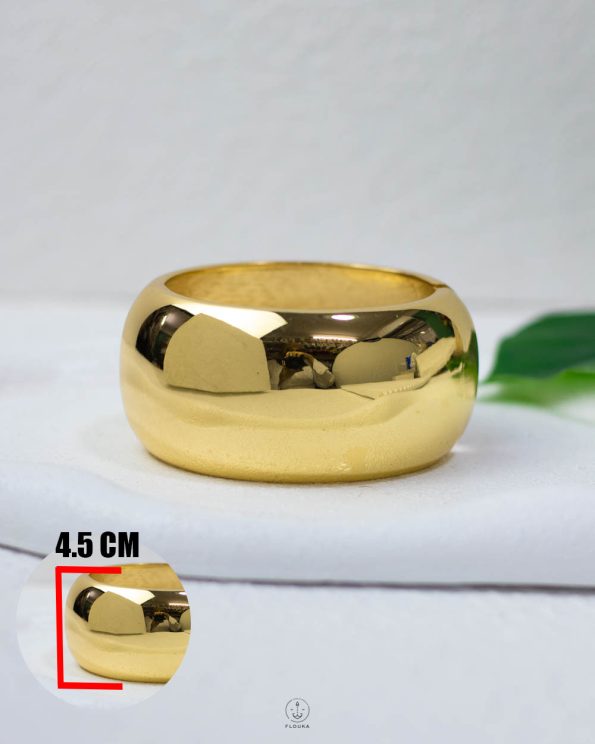 gold chanky pump bangel