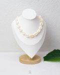 summer white seashell necklace