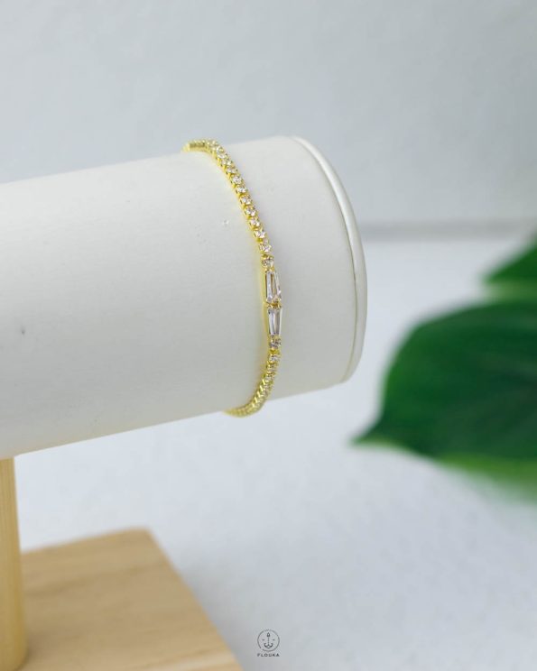 tiny tennis bracelet