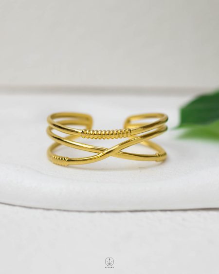 mix gold layer bracelet