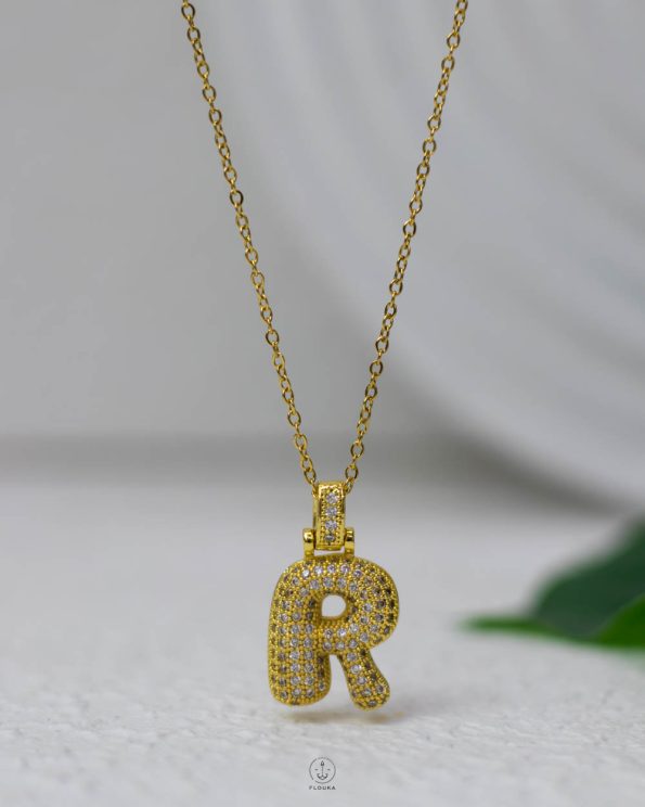 litter R gold straus necklace