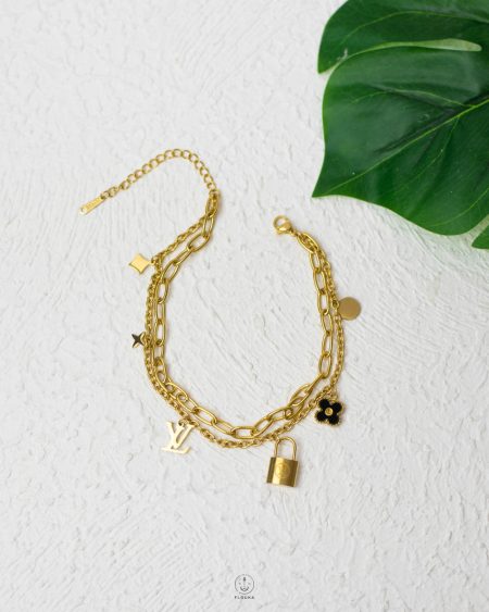 double layers LV & VAN CLEEF ankelet