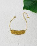 many tiny coin chain bracelet