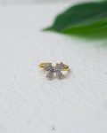 free size mix gold & silver straus tie ring