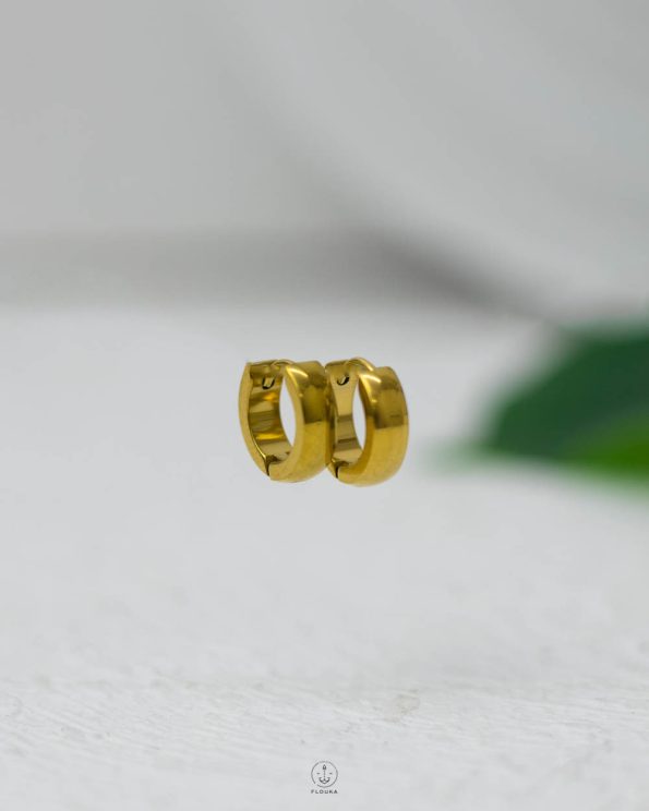 basic gold earring