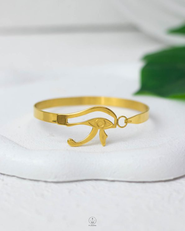 gold houras eye bracelet