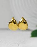 gold leaf earring