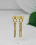 gold CD earring