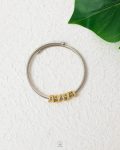 free size gold & silver bracelet