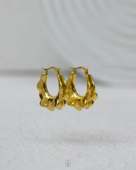 gold mount earring