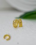 gold fake piercing