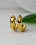 gold pump earring