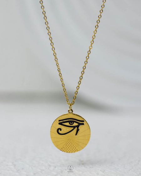 gold Horse eye necklace