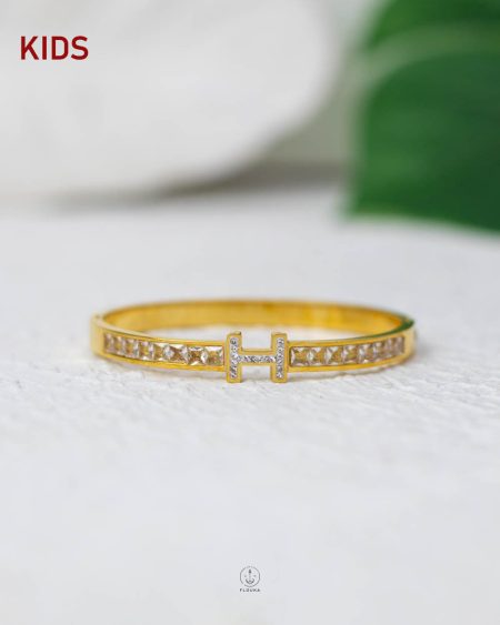 struas gold hermes kids bracelet