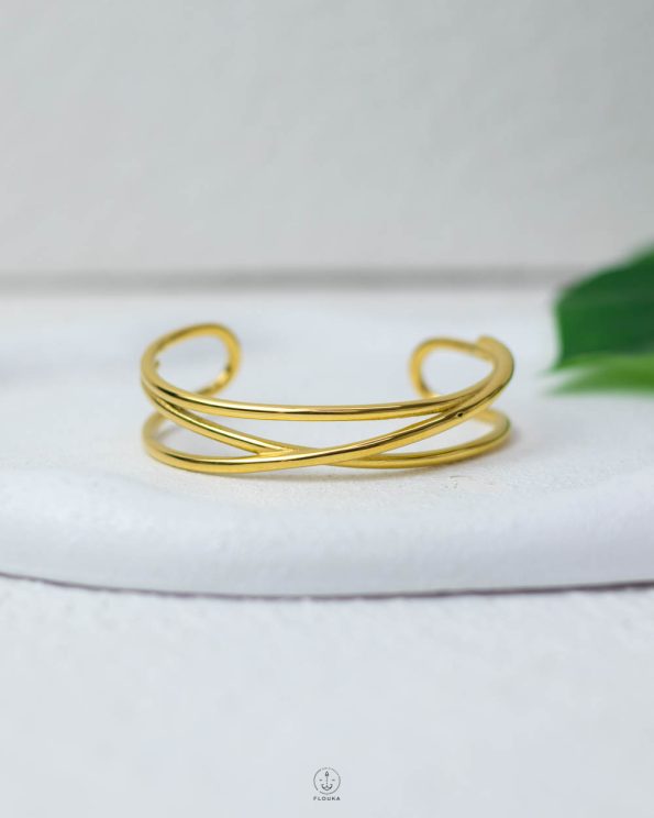 mix layer gold bracelet