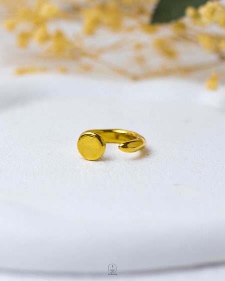 gold nail ring