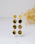 gold tiger earrings