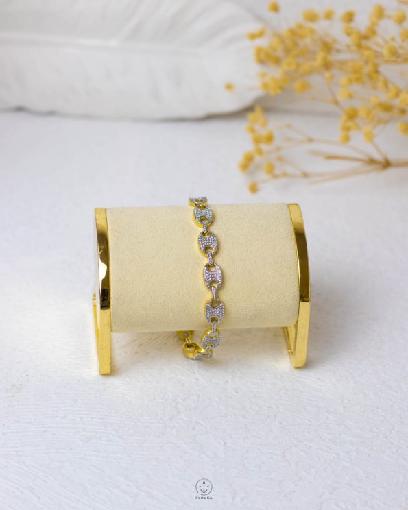 mix gold & silver struas bracelet