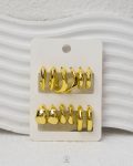 CCB gold earring set