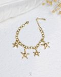 gold seashell bracelet